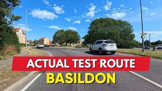 Actual Basildon Driving Test Route With Commentary Speed Limits Street Names 9 [upl. by Arrakat435]