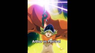 Arthur vs Percival sevendeadlysins anime fourknightsoftheapocalypse animeedit [upl. by Leissam]