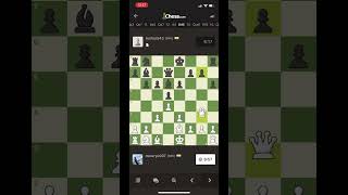 checkmate 💀 chess youtube gameplay tactics shortsviral trending chesscom checkmate [upl. by Olnton448]