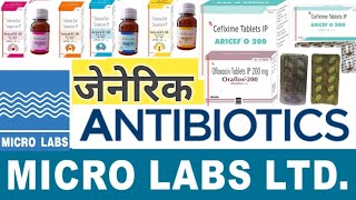 GENERIC ANTIBIOTICS BY MICRO LABS MEDICINE BRANDS IN INDIAN MARKET antibiotics medicine generic [upl. by Nylzzaj123]