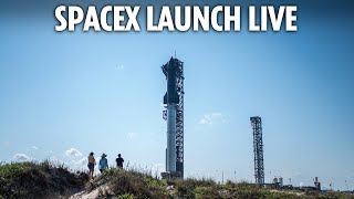 LIVE SpaceX launches fifth Starship flight test [upl. by Yllah]