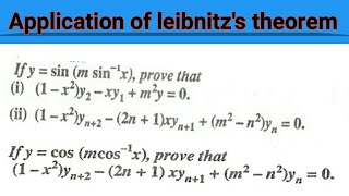 Leibnitz theorem application questions  leibnitz theorem questions by study with kumar keshav [upl. by Conte178]