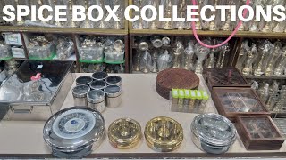 Spice box collections  Anjaraipetti collections  அருமருந்தாகும் அஞ்சறைப்பெட்டி [upl. by Lamahj]