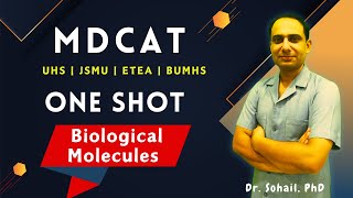 MDCAT  One Shot on Biological Molecules by Dr Sohail [upl. by Isidoro97]