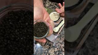 Osetra Sturgeon Caviar Costco Tasting [upl. by Lanahtan]