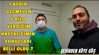 5 KİLO VERDİĞİM GEÇMEYEN HASTALIĞIMIN SONUÇLARI BELLİ OLDU  VLOG [upl. by Harvison962]