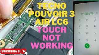 Tecno pouvoir 3 air lc6 touch not working power button not working solution [upl. by Otreblasiul250]