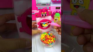 Satisfying with Unboxing Miniature Washing Machine Set Toys Kitchen Eating Candy ASMR Videos [upl. by Itin]