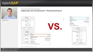 Trace for Parameterized Query  W2U5  A First Step Towards SAP HANA Query Optimization [upl. by Sineray]