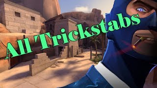 All Trickstabs  TF2 [upl. by Ainafets984]