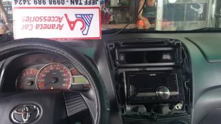 Aca  toyota avanza  stereo panel removal [upl. by Falo238]