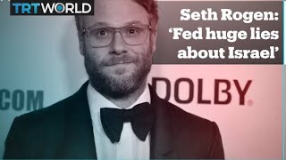 Actor Seth Rogen says he was ‘fed lies’ about creation of state of Israel [upl. by Pallaton]