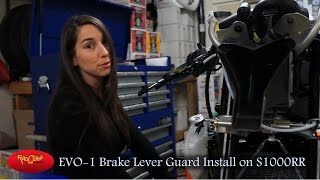 EVO1 Brake Lever Guard Install on S1000RR  Irnieracing [upl. by Greer]