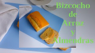 Bizcocho de harina de arroz y almendrassin gluten5 minutos [upl. by Scotti]