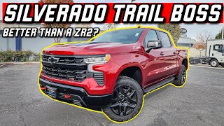 SHOULD you BUY a 2024 Chevy SILVERADO LT TRAIL BOSS over a SILVERADO ZR2 Quick LOOK amp Walkaround [upl. by Dwight]