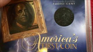 THE FIRST COIN MINTED BY BEN FRANKLIN FUGIO REPLICA [upl. by Jeane585]