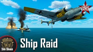 Ship Raid  BF 110 G2  IL2 Battle of Kuban [upl. by Nivahb]