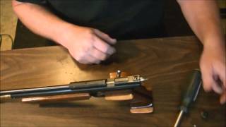 How to change the Crosman 2240 and 1377 Hammer spring [upl. by Anifad304]