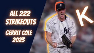 GERRIT COLES Dominant 2023 Season ALL 222 Strikeouts Highlight Reel [upl. by Connor]