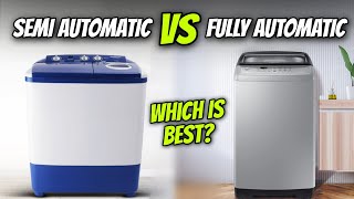 Automatic Washing Machine Vs Semi  Automatic Washing Machine Which Is Best Comparision  Review [upl. by Kimble420]