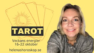 Veckans TAROT budskapet för perioden 1622 oktober [upl. by Omar]