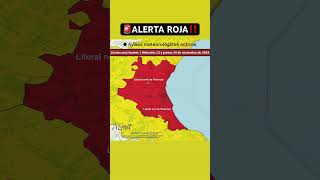 🚨ALERTA ROJA‼️alertameteorológica valencia [upl. by Leafar]