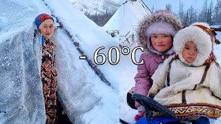 Living in Far North in winter and autumn North Nomads of Russia Ural mountains Full film [upl. by Ylrad]