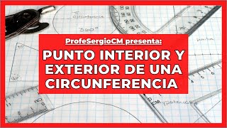 1️⃣ Punto Interior y Exterior de una Circunferencia  Geometría para Prueba Nacional MEP [upl. by Ahsenod]