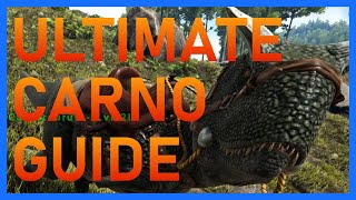 Best way to tameuse a Carnotaurus in Ark 2023 [upl. by Rats]