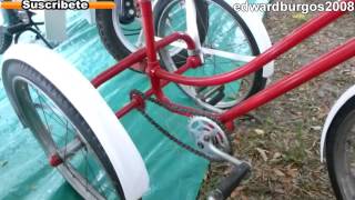 antique tricycle 1960 triciclo antiguo Old Antique Tricycle good condition FULL HD [upl. by Lynde]