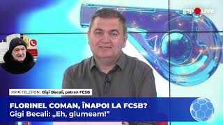 Gigi Becali dezvăluie rețeta succesului FCSB în meciul de la Cluj Sfântul Mina la biruit pe Iehova [upl. by Ettenan48]