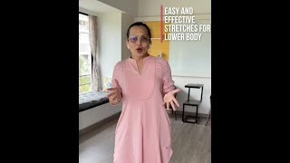 Easy stretches for stiffness in lower body [upl. by Goerke]