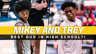 Mikey Williams and Trey Parker Are The BEST NEW DUO IN HIGH SCHOOL 😱 Vertical Academy Highlights [upl. by Nalad]