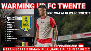 WARMING UP FC TWENTERKC WALWIJH VS FC TWENTE [upl. by Kcid]