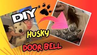 DIY Dog Doorbells for Husky Training  Easy Pet Communication Tool [upl. by Elsy]