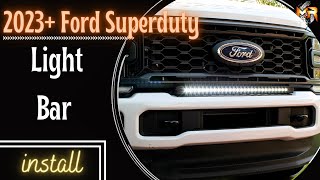 Ford F250F350F450 Superduty Light Bar EASY INSTALL 20232024  MampR Automotive [upl. by Vitale]