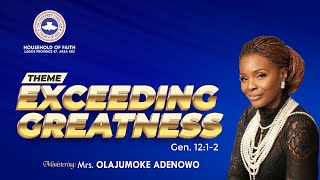 Olajumoke Adenowo RCCG HOUSE OF FAITH AGUDA [upl. by Initirb]