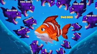 Fishdom 🐠 ads Mini Game 98 hungry fish BIG update Gameplay Ads [upl. by Gunning]