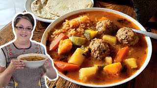 Caldo De Albondigas  Mexican Meatball Soup ❤️ [upl. by Leod92]