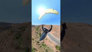 Pousei após ter o parapente rasgado por um gavião parapentefloripa voodeparapente [upl. by Gwenn]