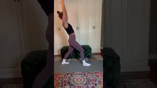 Standing Hip Flexor Stretch with Spine Extension [upl. by Kamin]