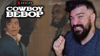 LIFELONG BEBOP FAN FIRST TIME WATCHING THE LIVE ACTION  Cowboy Bebop quotCowboy Gospelquot REACTION [upl. by Eannej405]