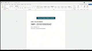 Tools pada Ms Excel dan Word [upl. by Aihsoek]