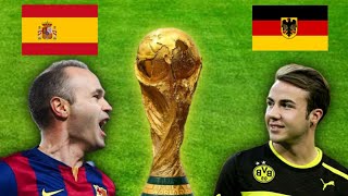 INIESTA amp GOTZE SKILL amp GOAL  WORLD CUP GOAL 2010 amp 2014 [upl. by Durwood]