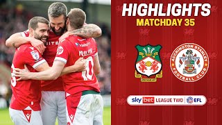 HIGHLIGHTS  Wrexham AFC vs Accrington Stanley [upl. by Yarased]