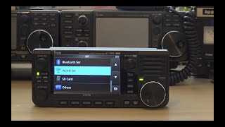 Icom IC705 WiFI Bluetooth And GPS Functionality VS3 Bluetooth Headset [upl. by Alithea]