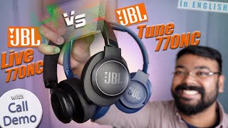 JBL Tune 770NC vs JBL Live 770NC Comparison Review  Bluetooth Noise Cancelling Headphones Review [upl. by Alyosha]