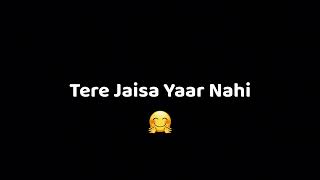 Yaariyan  Billa Sonipat Aala  Black Background Lyrics Whatsapp Status  New Haryanvi Song Moni08 [upl. by Sobel990]