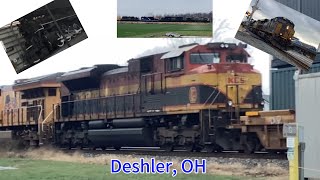 Trains in Deshler Ohio and surrounding areas [upl. by Haggerty410]