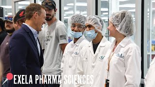 Senator Budd Tours Exela Pharma Sciences in North Carolina [upl. by Ahsenot]